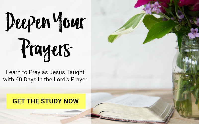 Learn to Pray as Jesus Taught with a 40 day devotional focused on The Lord's Prayer